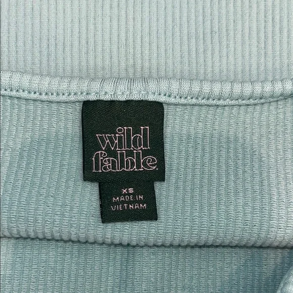 Turquoise Ribbed Tank Top - Picture 5 of 5